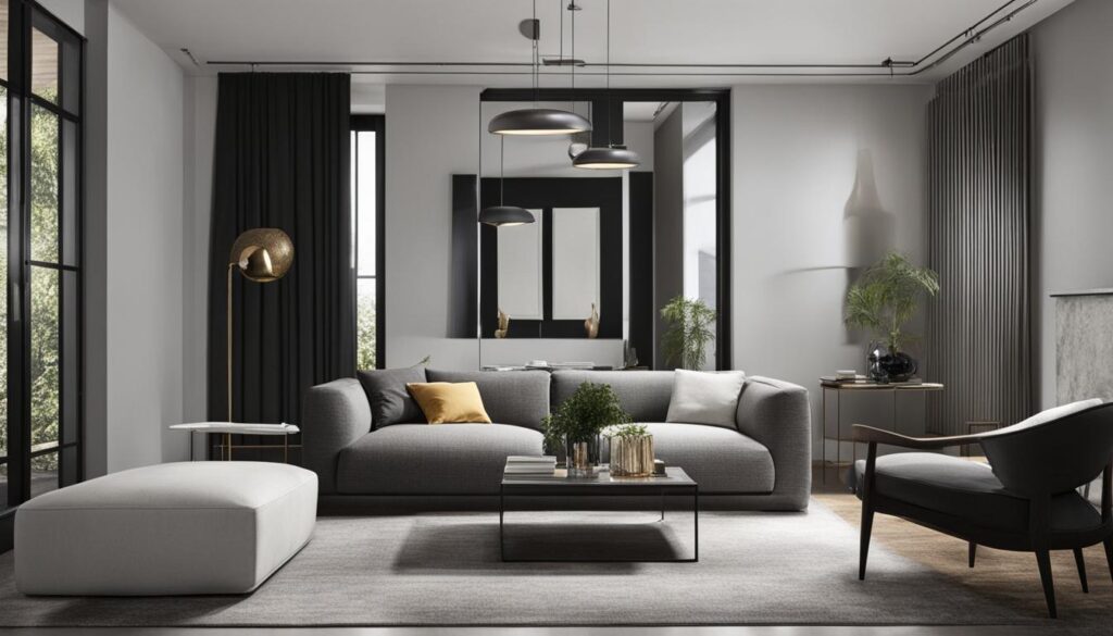 Monochromes Wohnzimmer Monochromes Wohnzimmer