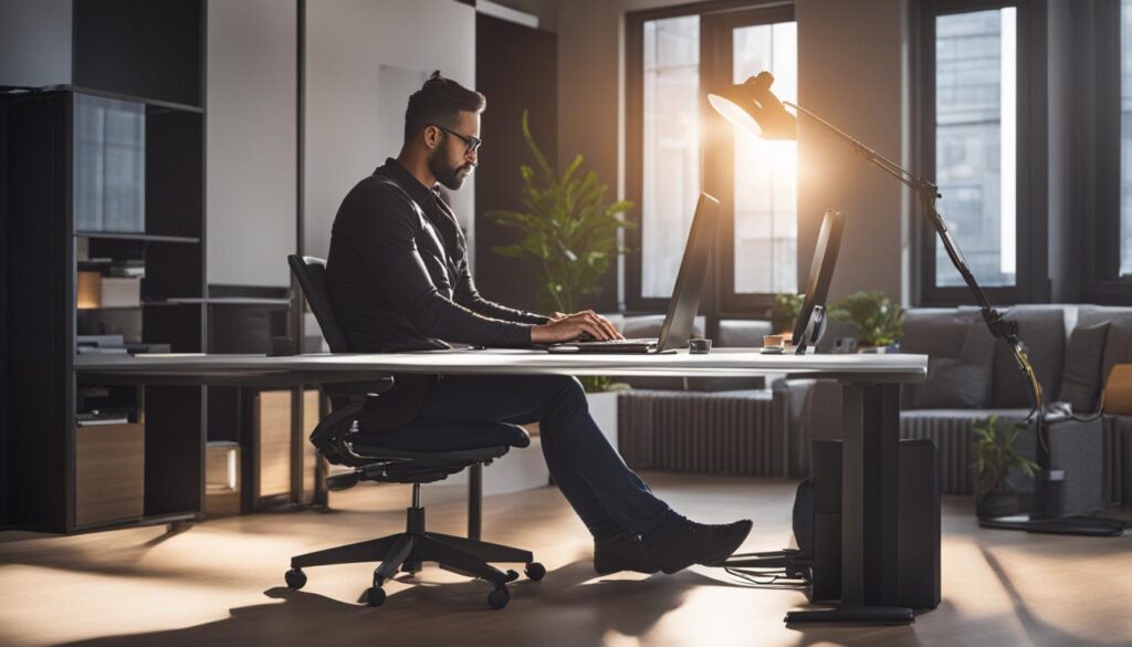 Schreibtisch ergonomisch
