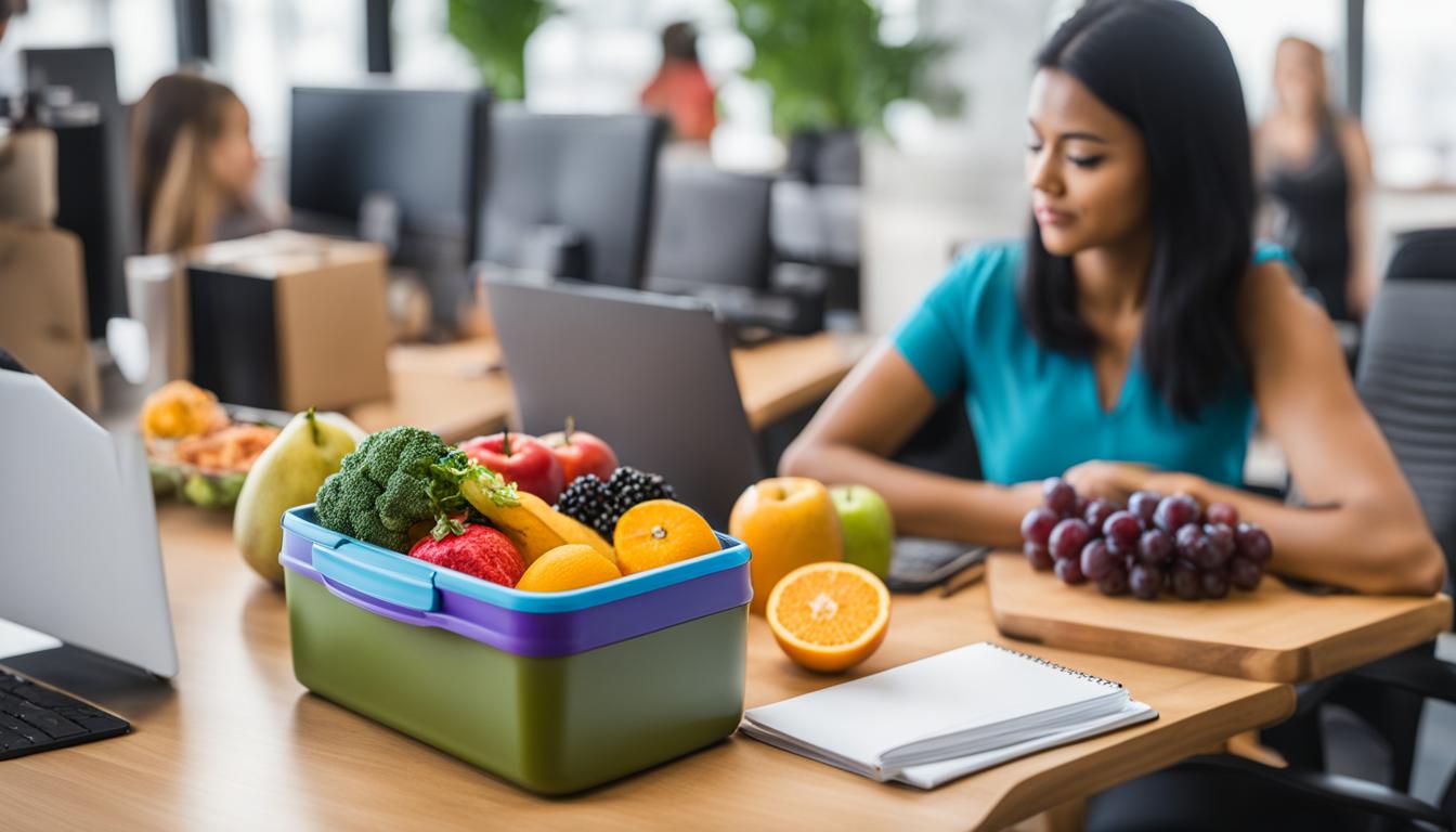 gesundes essen für die arbeit