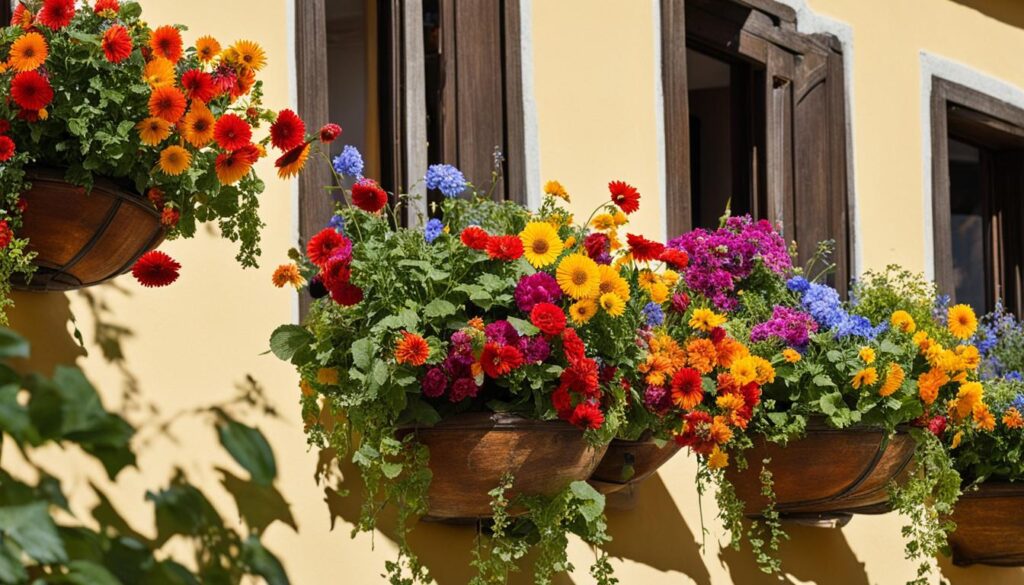 Blumenarten für sonnige Balkone