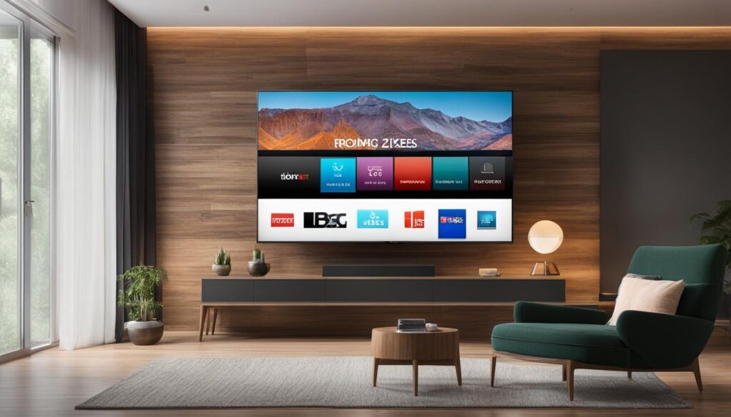 TV-Bildschirm