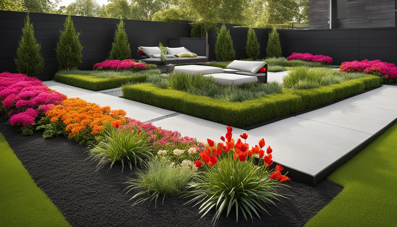 blumenbeet modern