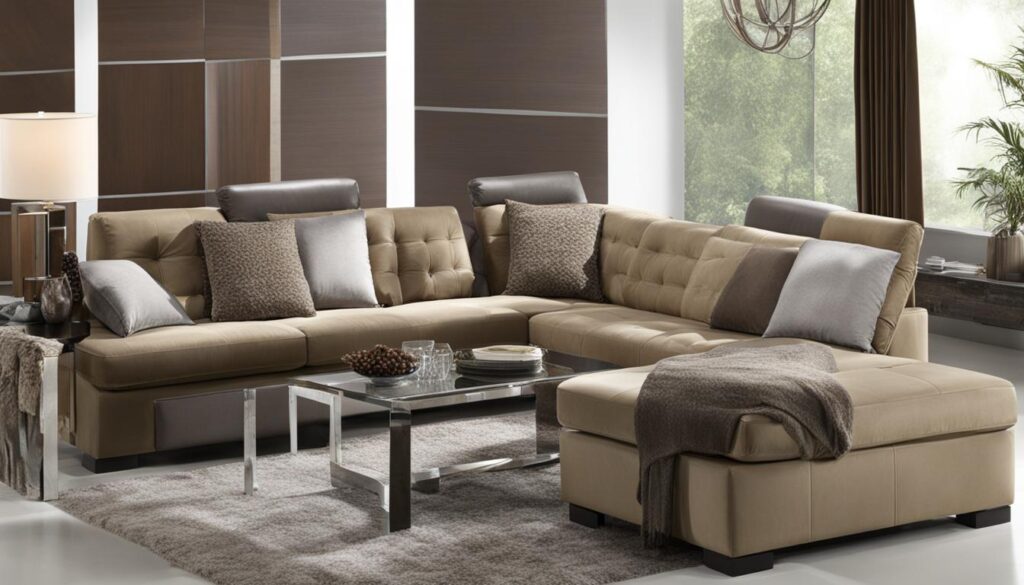 Materialien und Bezüge für Schlafsofas