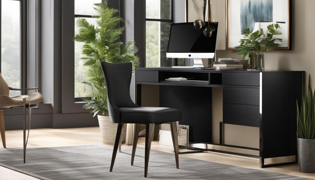 Sekretär im Wohnzimmer