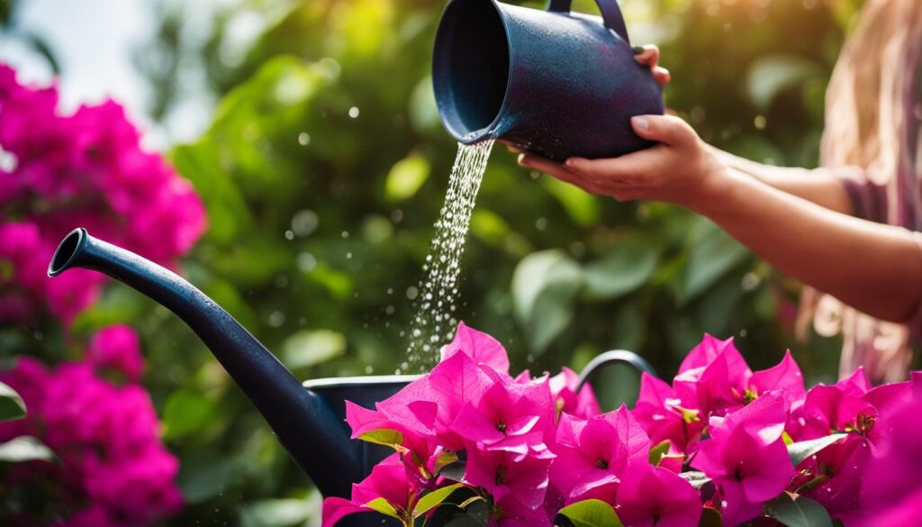 Bougainvillea Bewässerung