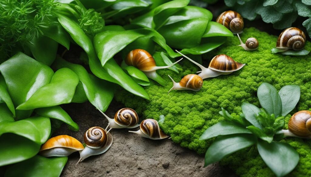 Schnecken im Garten