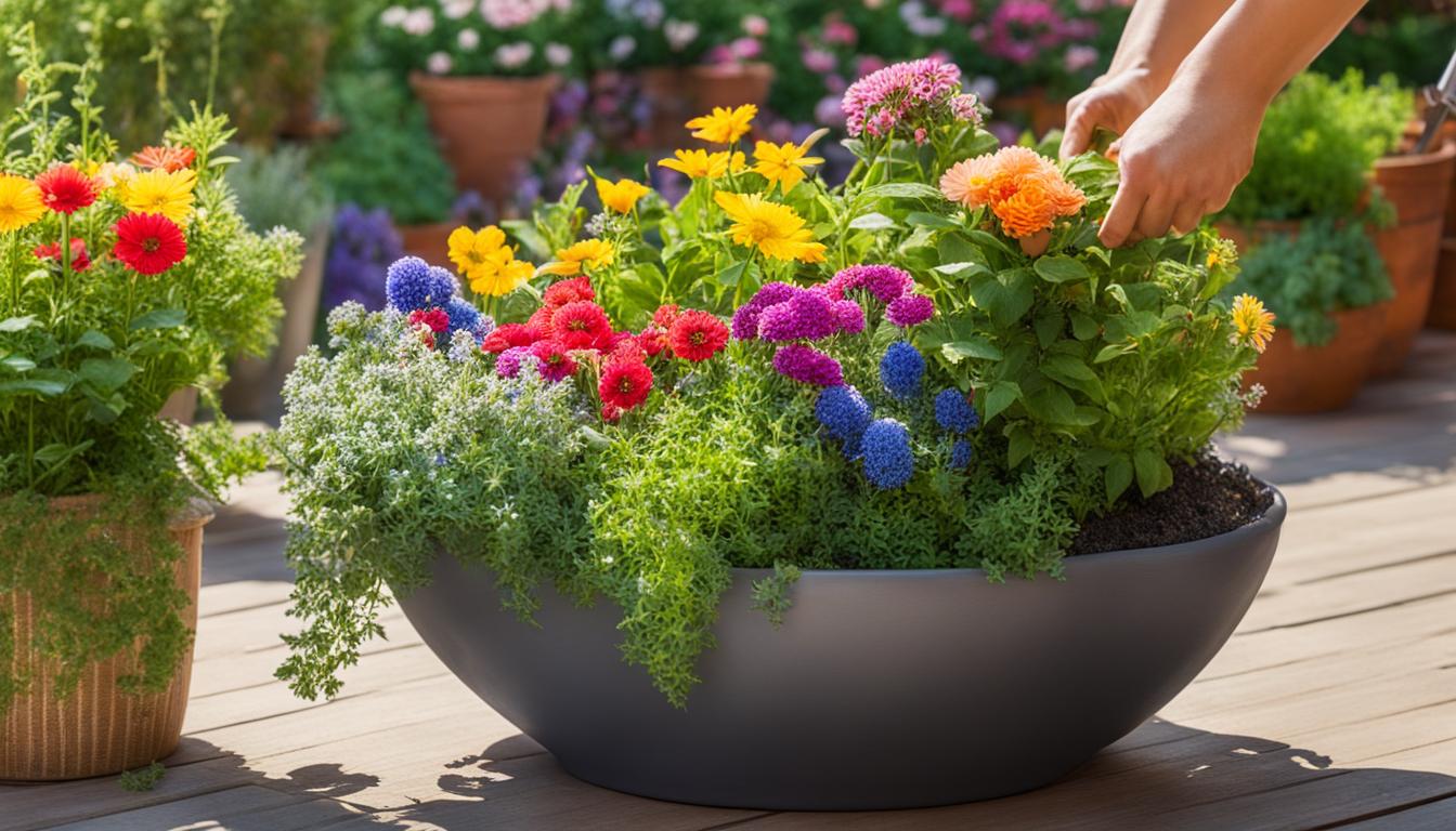 blumenkübel bepflanzen