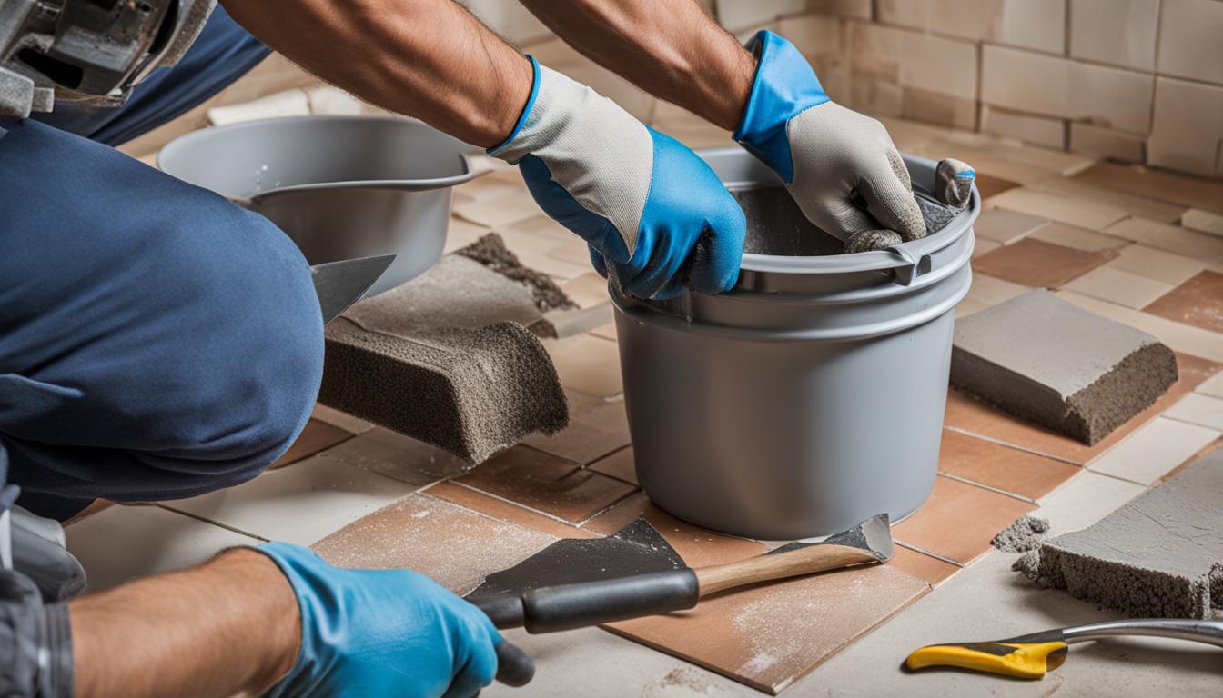 fliesen löcher reparieren