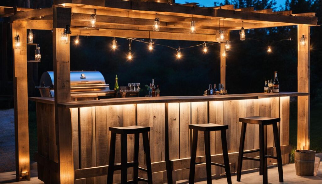 Vorteile Bar aus Paletten