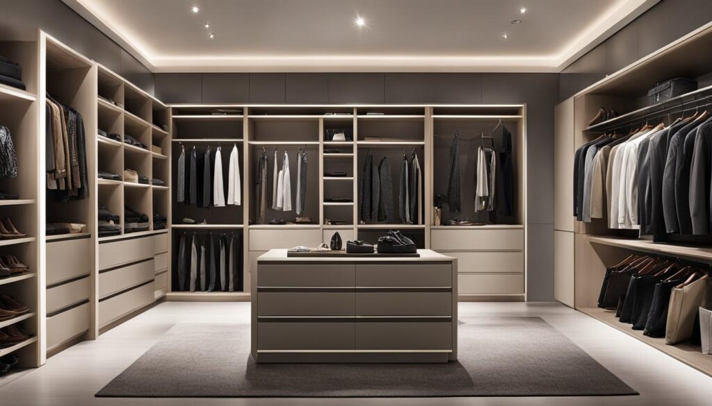 begehbarer Kleiderschrank