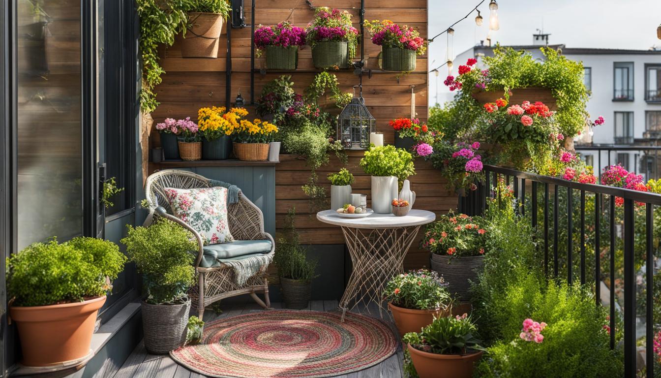 kleiner balkon ideen