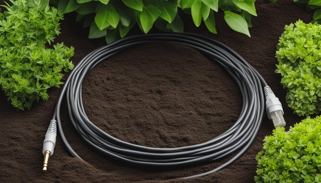 Erdkabel für den Garten
