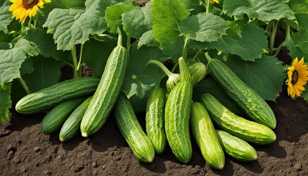 schlechte Nachbarn für Gurken
