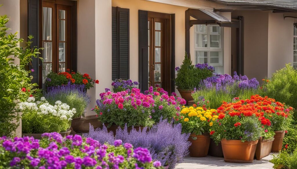 blühende Kübelpflanzen für Terrasse und Balkon