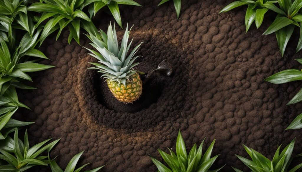 Ananas Pflanze Bewässerung Ananas Pflanze Bewässerung
