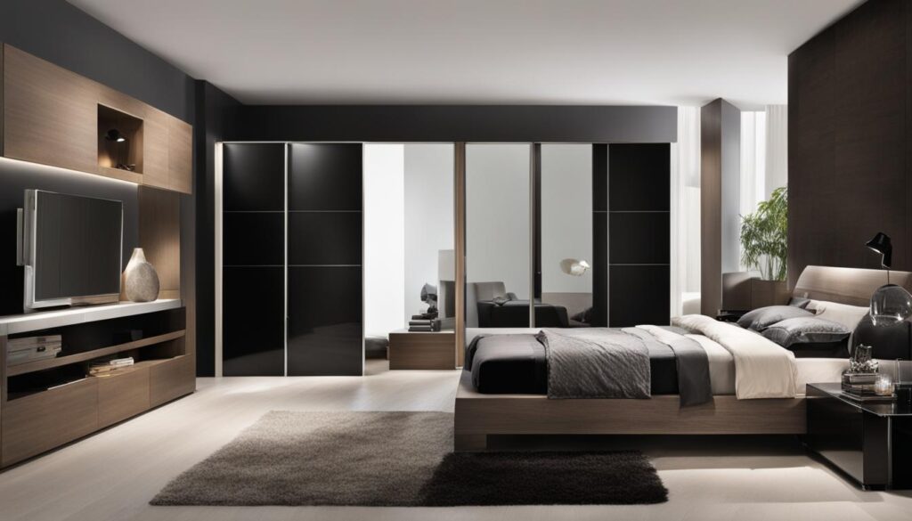 Herrendiener im Schlafzimmer