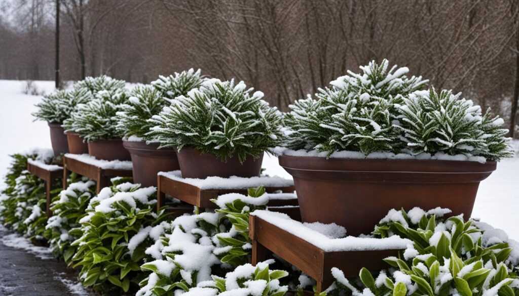 Winterschutz für winterharte Kübelpflanzen Winterschutz für winterharte Kübelpflanzen